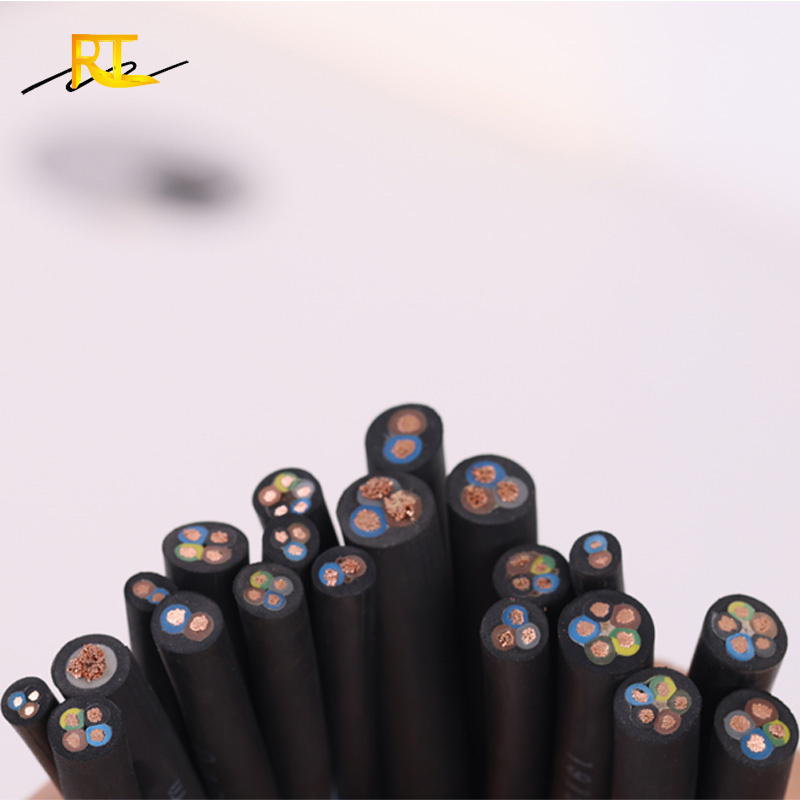 Waterproof 4mm 6mm 25mm Electric Submersible Pump Cable