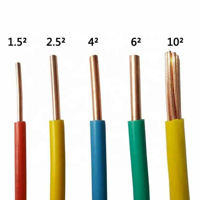 Wholesale BV 1.5 mm 2.5mm House Wiring Copper Electric Wires Power Cable