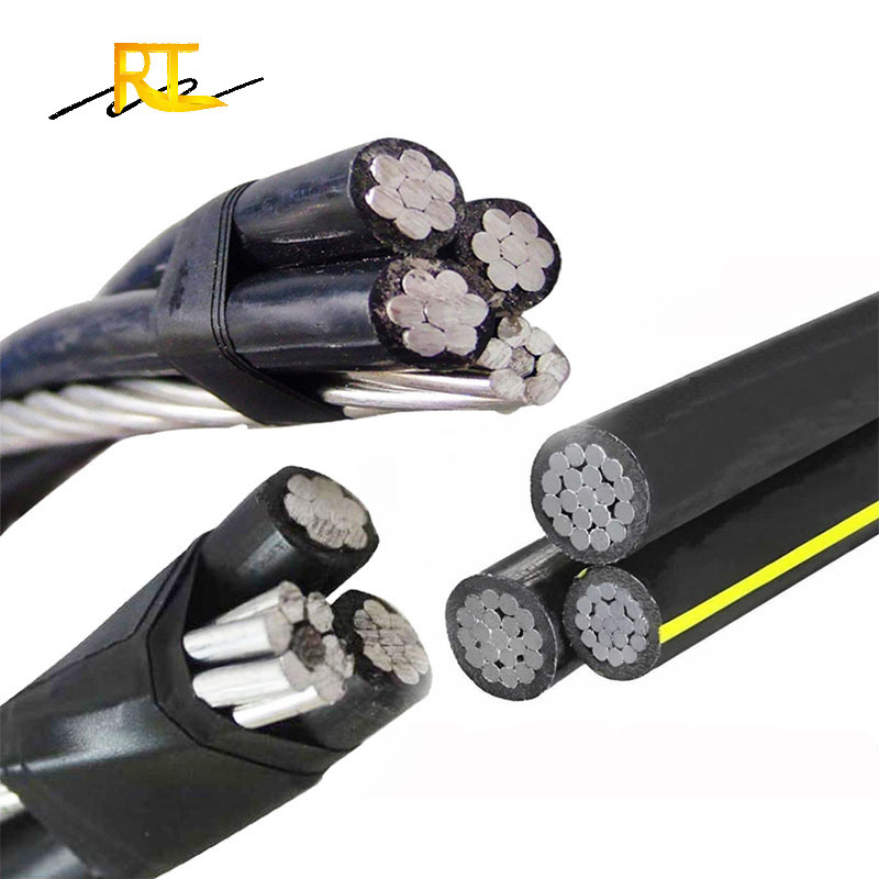 XLPE Insulation with Insulated 54.6mm2 AAAC Neutral ABC Aerial Bundled Cable
