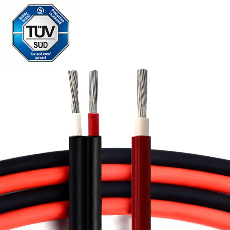 XLPE/Xlpo Solar Wire PV1-F Solar PV Cable 4mm2 6mm2 for Solar Panel