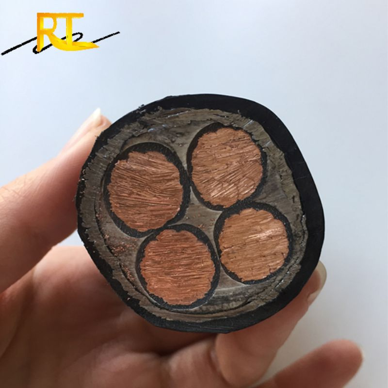 Yjv Power Cable XLPE 0.6/1kv Power Cable 3*120+1*70