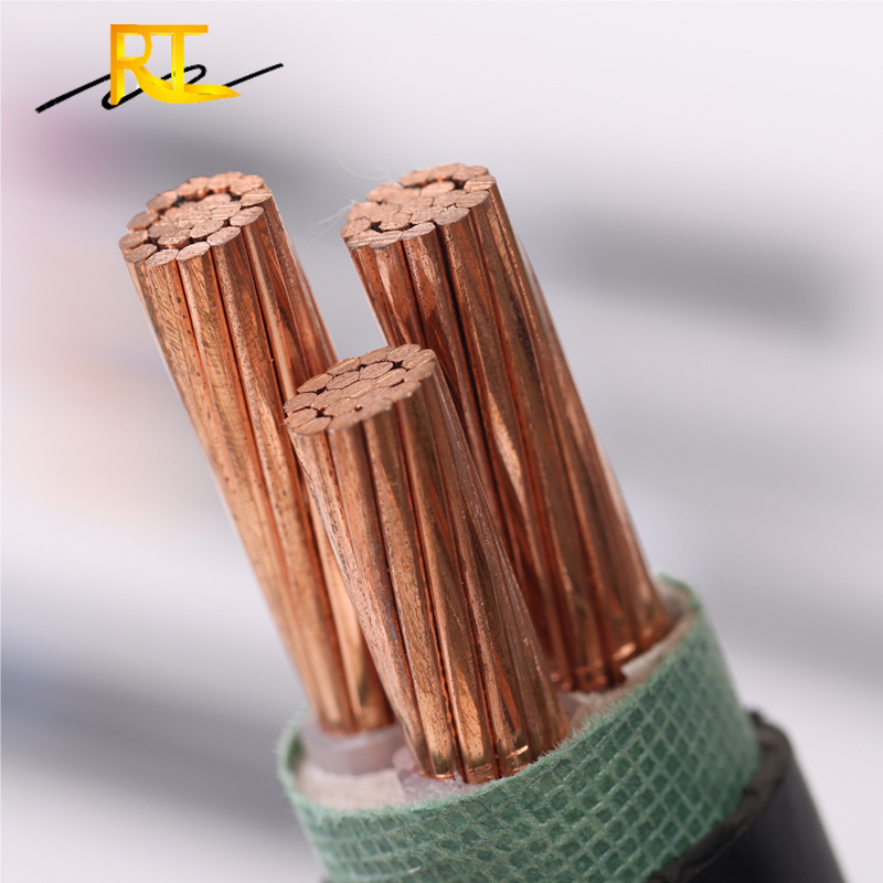 Yjv22 Power Cable XLPE 0.6/1kv Armoured Power Cable 3*6+1*4