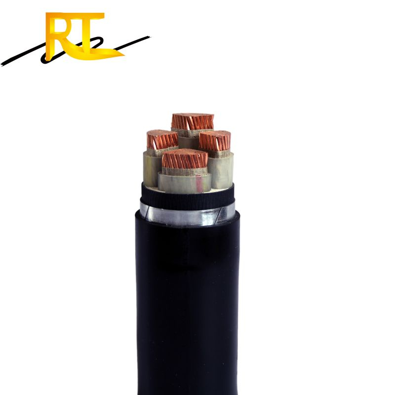 Yjv22 Cable de potencia XLPE 0.6/1kv Cable de potencia armado 3*6+2*4
