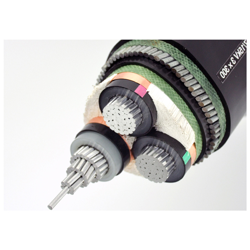 0.6/1kv VDE Nyy Cobre 4core 95mm2 Swa Cable de Poder Aislado con Armadura de Alambre de Acero PVC
