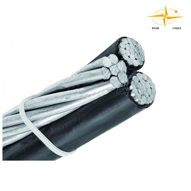 3 4 5 Core 33-209 Standard 1X54.6 RM + 3X35 RM + 1X16 RM XLPE Insulation Aerial Bundled Cables ABC Cable