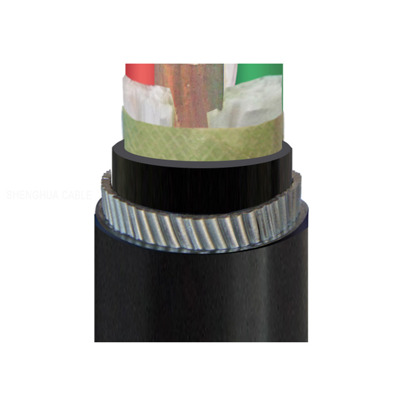 Bare Copper Wire Construction XLPE 1 Core Electrical Power Cable