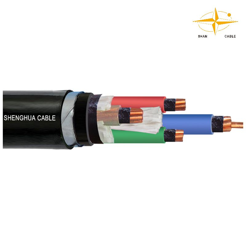 Cu/Al/XLPE /PVC Insulated Power Cable Low Voltage Swa Steel Wire Armored Cable Yjv32