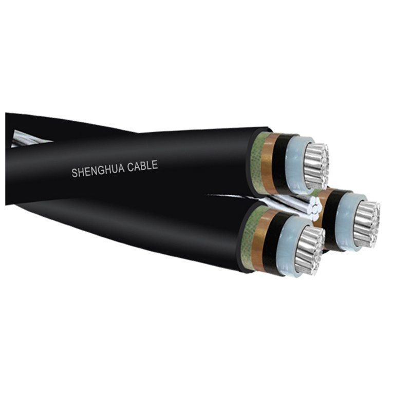 Customized PVC CE Approved Bare Conductor High Voltage Electrical Cable Overhead ABC