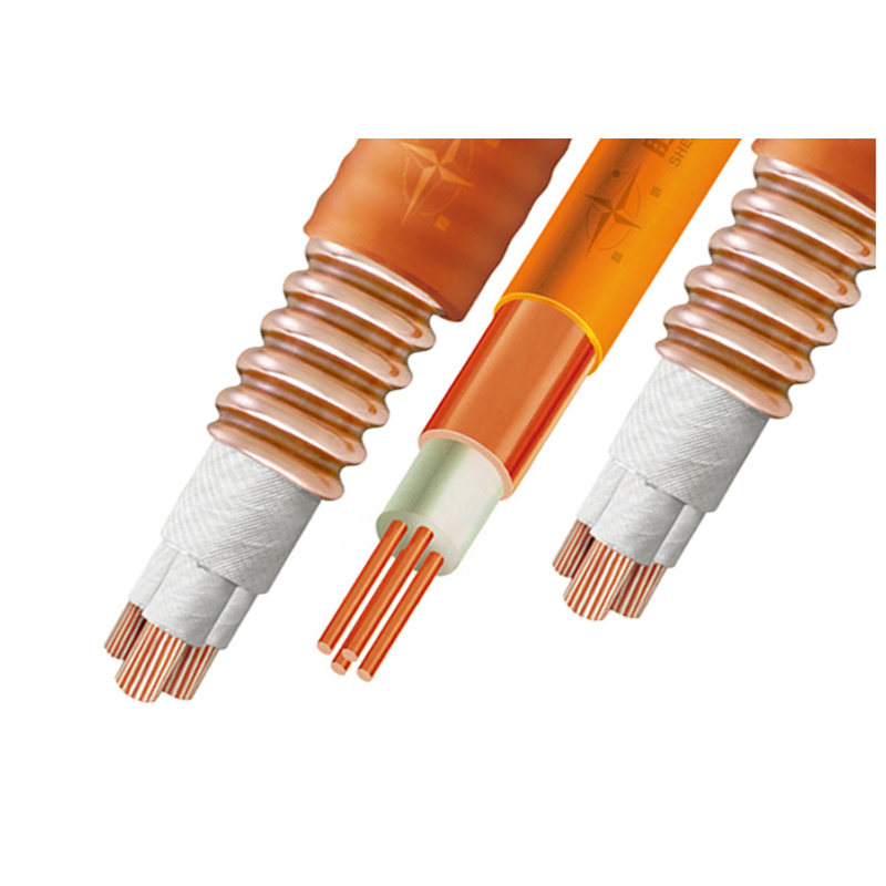 Cable de potencia a prueba de fuego de múltiples núcleos con aislamiento mineral inorgánico, corrugado, cobre, funda LSZH 0.6/1kv 3X185+2X95 Sqmm