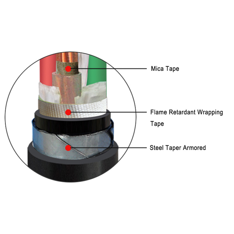 Good Service 600/1000V XLPE Low Votage Aluminum Price Electrical Wire 240mm Armored Power Cable