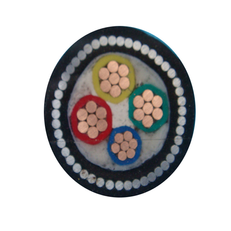 Low Voltage 0.6/1kv Three or Four Core Power Cable XLPE Insulated Underground Transmission Shanghai Cable Manufacturer