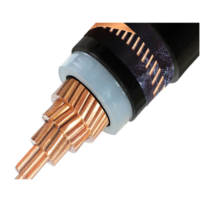 PE Construction XLPE Underwater DC Power Cable Copper Tape Screen with Good Service