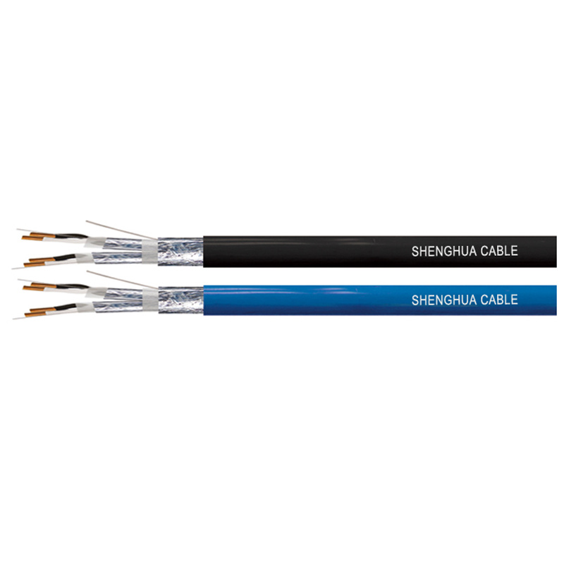 Stranded Black/Blue Wooden Drum Signal Instrumentation Cable Msr-2y (St) Y 300V 8X2X0.5 mm2