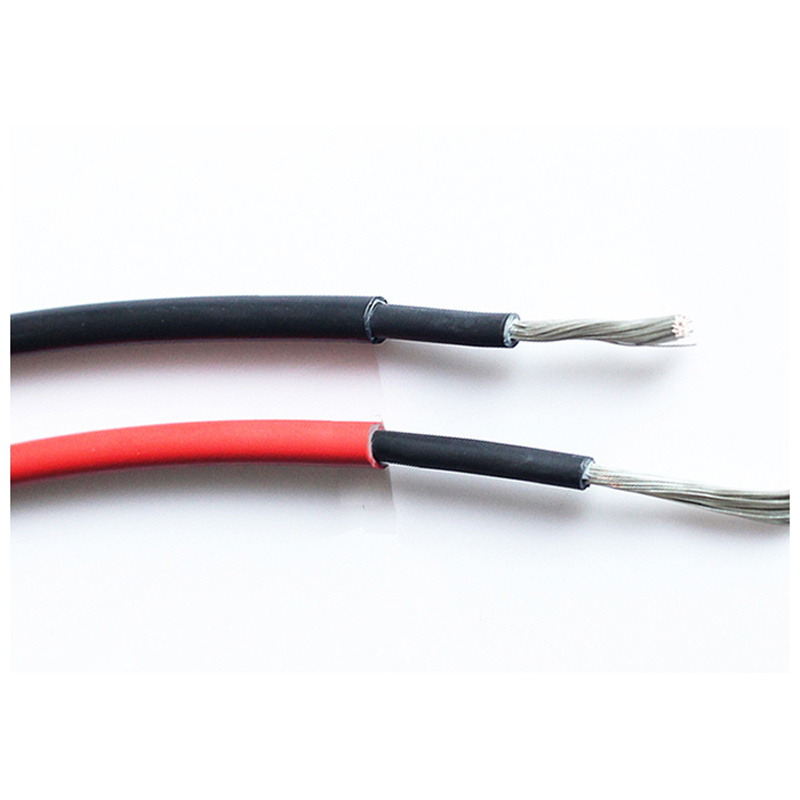 TUV Certified H1z2z2-K Flexible Tinned Copper 1kv AC/1.5kv DC Solar Cable for Photovoltaic