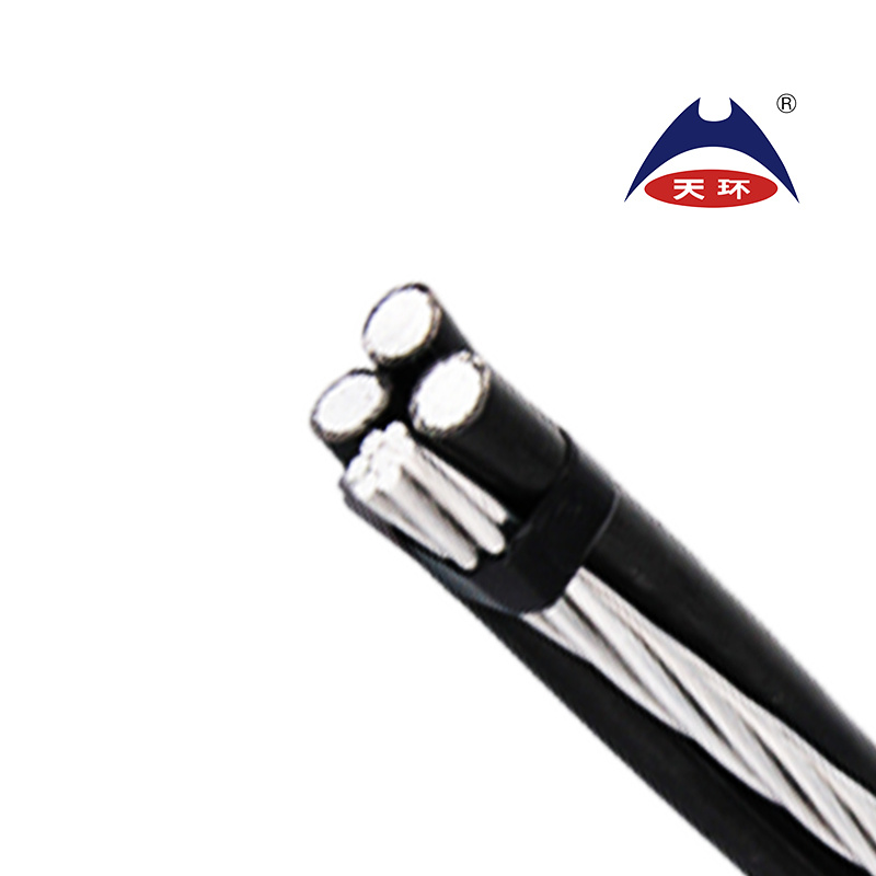 0.6/1kv 1 2 3 4 Cores BS 7870-5 Standard Aluminum Conductor XLPE Insulated Overhead Aerial Bundled ABC Wire Cable