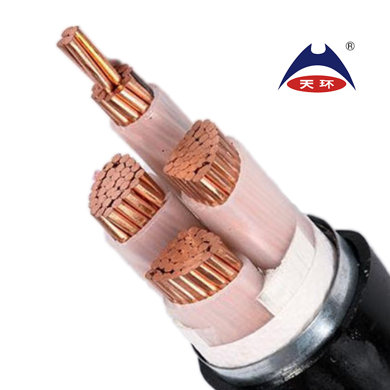 0.6/1kv 3X6mm2 Cable de potencia LV aislado XLPE con conductor de cobre retardante de llama y armadura