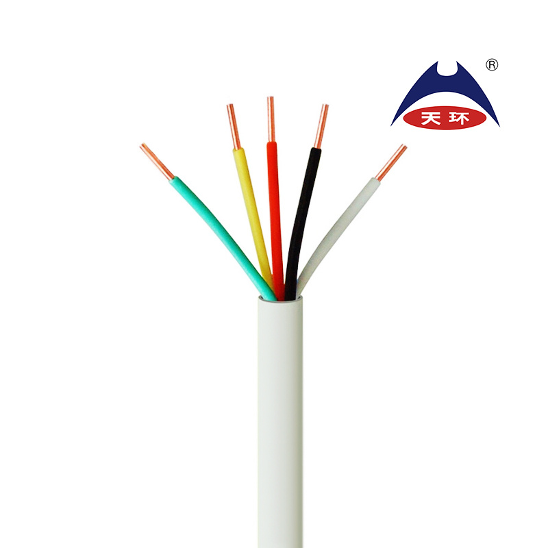 1.0mm 1.5mm 2.5mm with Earth Cable BS6004 H05VV Building Wire Electric Cable
