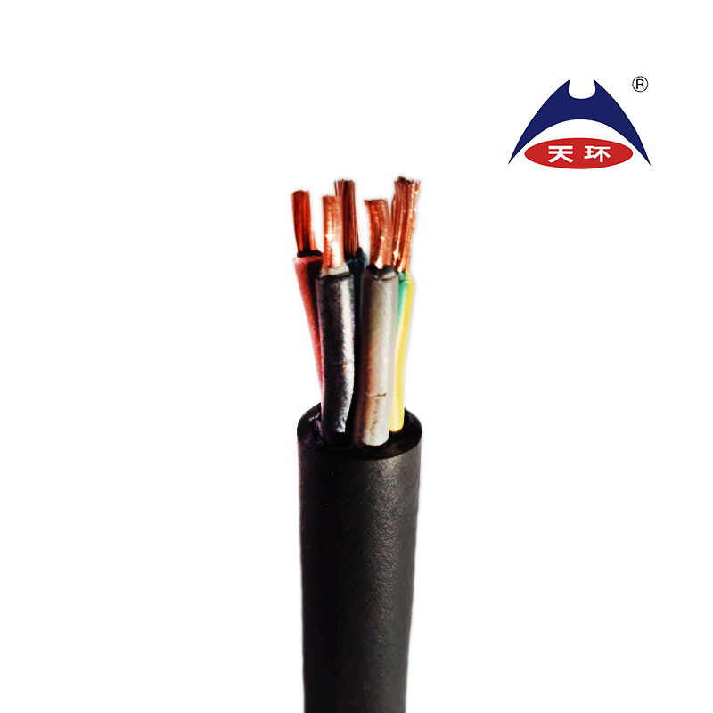 1.5mm 2.5mm 4mm 6mm 10mm H07rn-F 2 Core 3 Core 450/750V Flexible Rubber Cable