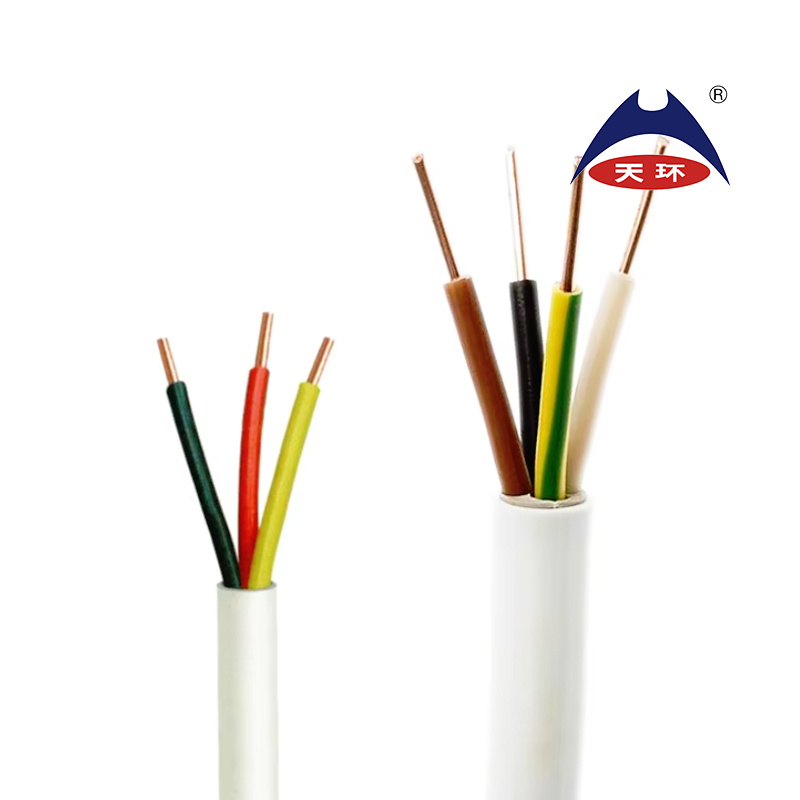 1.5mm 2mm 4mm 6mm H05VV-U Nym BVV Single Strand Core PVC Copper Cable Electrical Cable Wire for House
