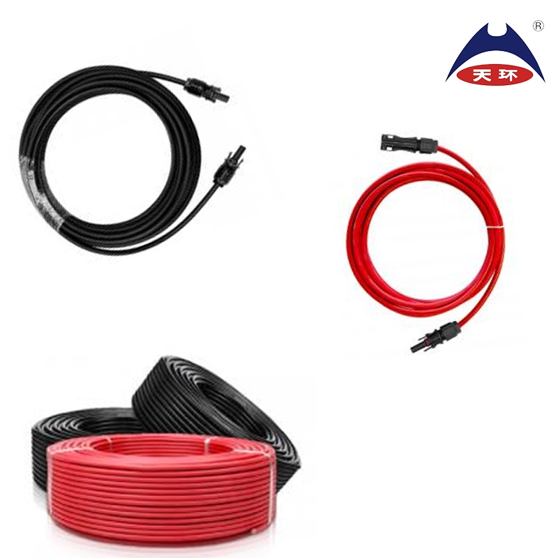 2.5mm, 4mm, 6mm 10mm Single Core Stranded Flexible Copper Solar Panel Extension Photovoltaic Cable PV Wire