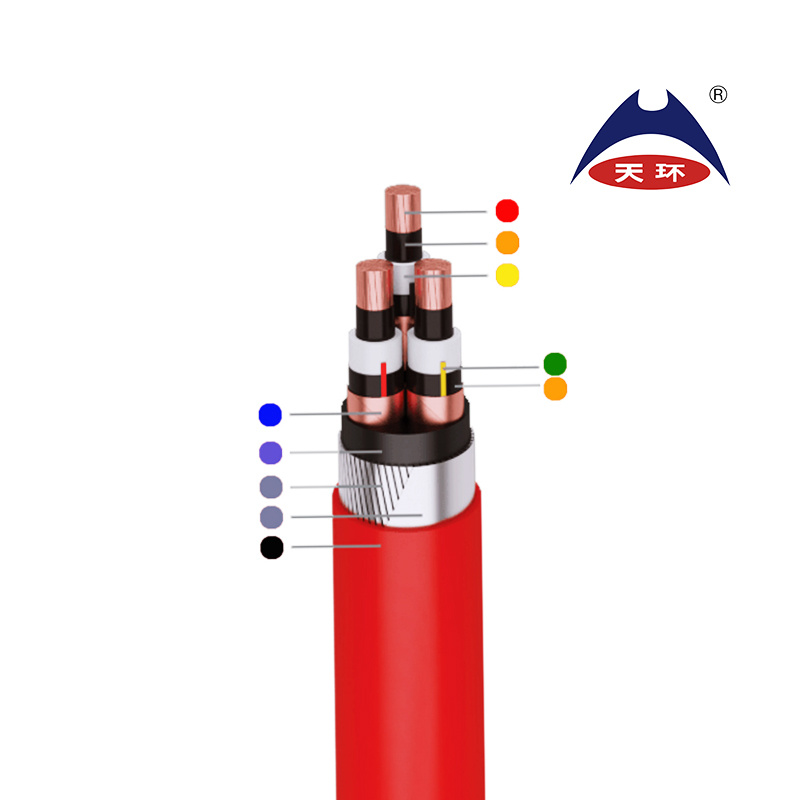 3.6/6 6/10 8.7/15 12/20kv 18/30kv Cu Al/XLPE/Cts/PVC/Sfwa/PVC Double Stainless Steel Tape Armored Flame Resistant Power Cable