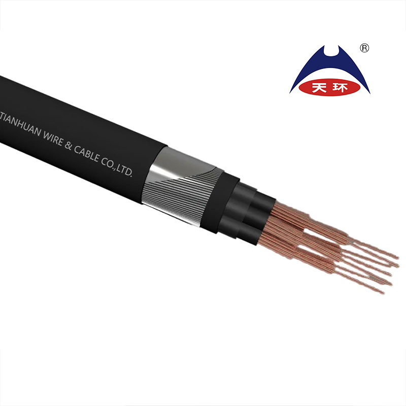 7 10 12 Core Galvanized Flat Steel Wire Armored PVC Sheathed Cable