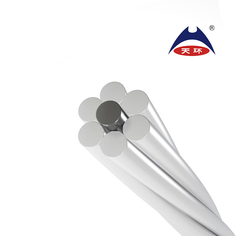 ASTM B232 BS215-2 IEC 61089 Cabo Aéreo Nu ACSR 150/25 mm2 DIN 48204 Condutor ACSR Padrão Cabo Aéreo