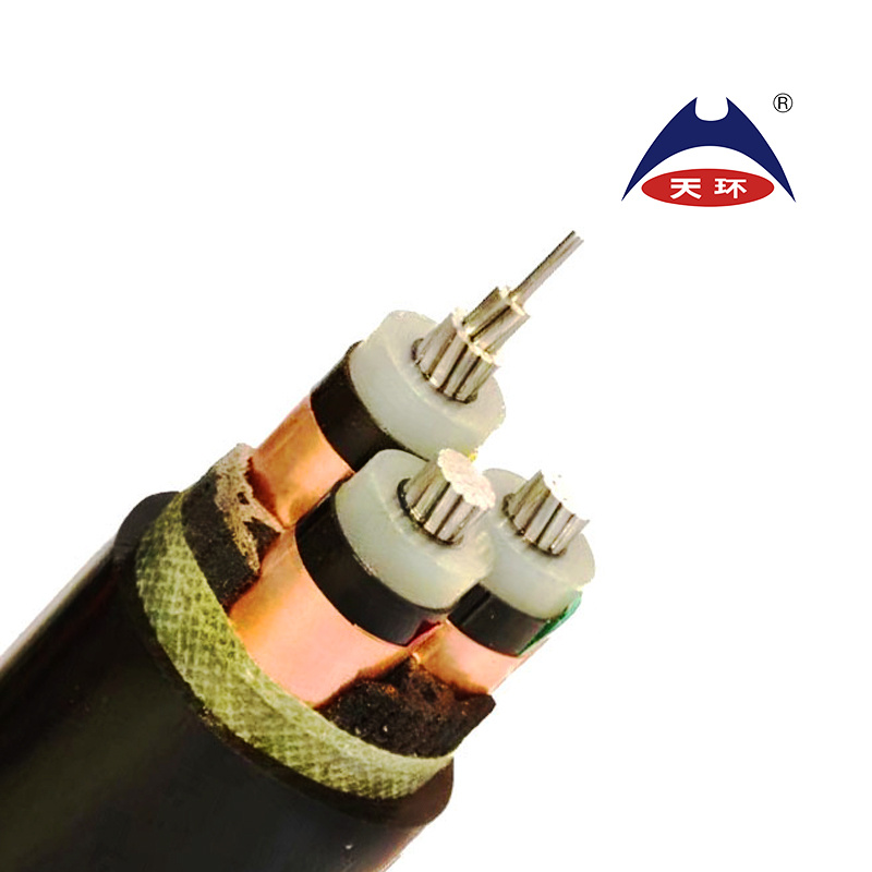 Aluminum Conductor XLPE Insulated Copper Shielding Layer Electrical Power Cable