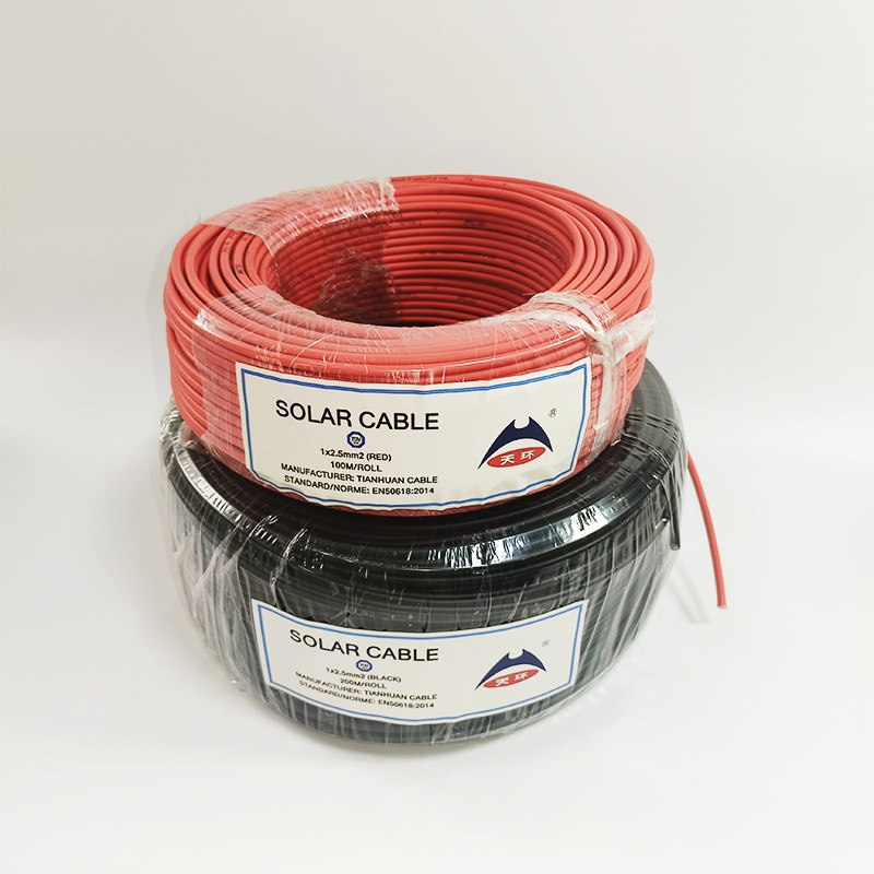 Mejor calidad cable PV ecológico impermeable y resistente a la corrosión para uso en exteriores