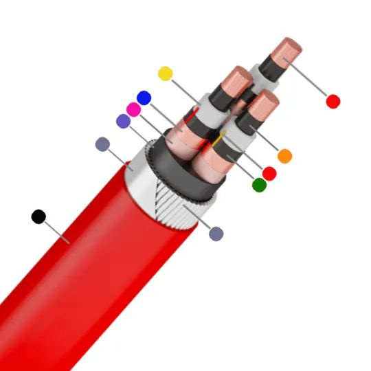 Best Quality Fire-Resistant Low Pressure Flexibility Armoured Cable for Efficient Power Transmission