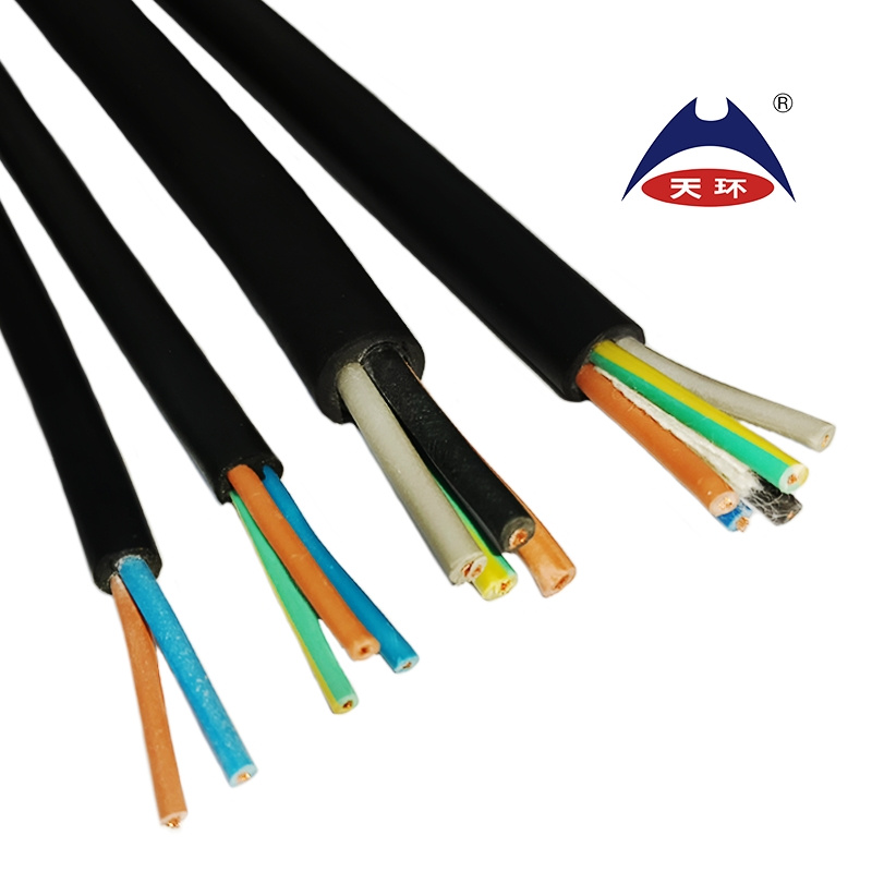 Black Sheath 450/750V H07rn-F 3G1.5 3G2.5 3G4 Flexible Rubber Insulated Electrical Cable