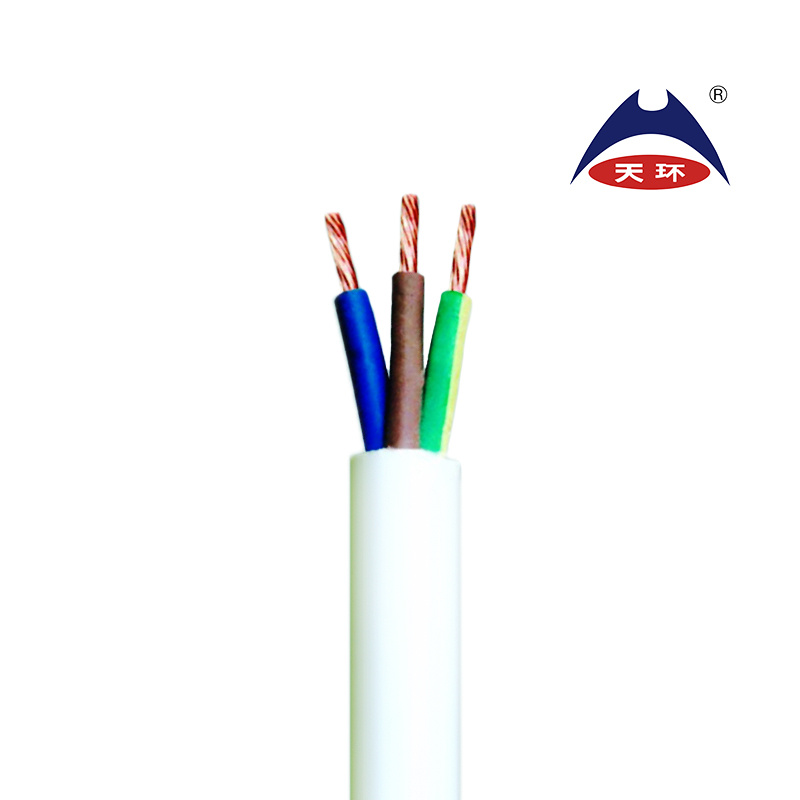 Negro Blanco H05VV-F 318y/3182y / 3183y / 3184y / 3185y Cable Eléctrico Flexible de Electrodomésticos de PVC
