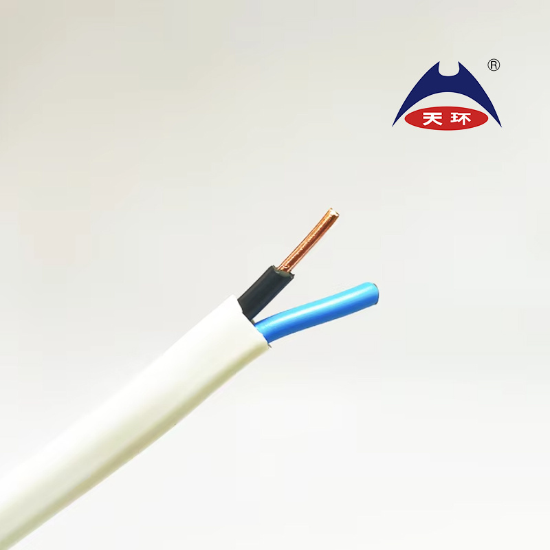 Aprobar CE 2*0.75mm 2*1mm 2*1.5mm Cable de alambre/conductor de cobre flexible para cableado eléctrico de casas rollo de alambre de cobre y cable eléctrico