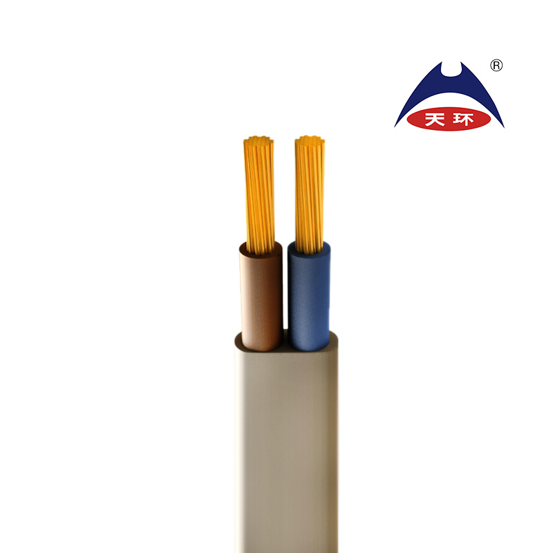 CE Certified 300/500V H05vvh2-F PVC Hose Line Flat Electric Cable