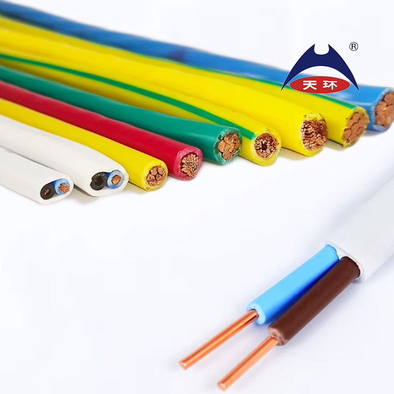 Cable Wire Flexible Copper Conductor Electric Insulated PVC Building Wire Roll for House Wiring Tianjin Application Power Cable