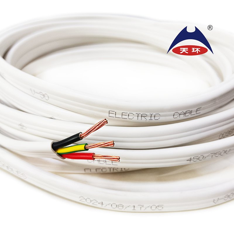 China Twin and Earth Cable 1.5mm 2.5mm 4mm Wire TPS Flat Cable