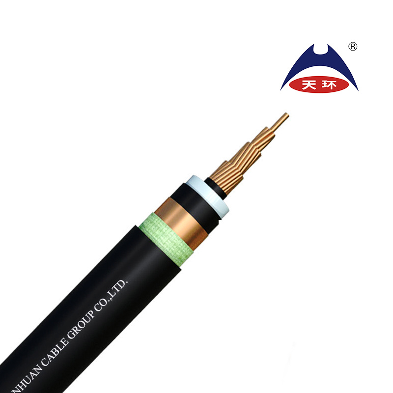 Chinese Factory Single-Core Copper Shielded XLPE Insulated Electrical Cable