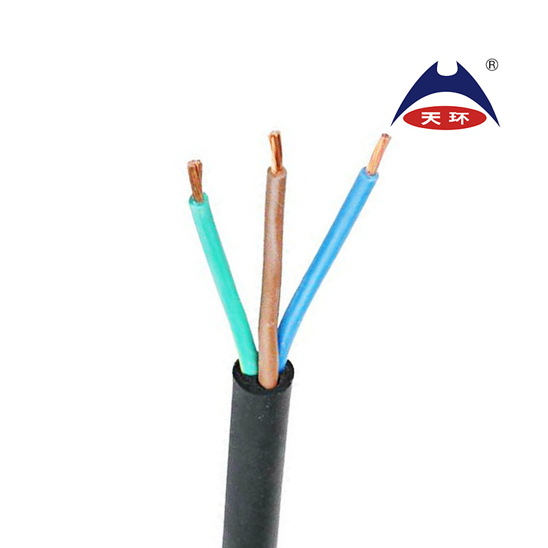 Class 5 Flexible Copper Rubber Insulated Rubber Sheath Electric Cable for Common Household Application