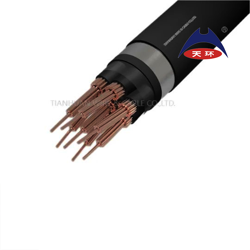 Copper Galvanized Steel Helically Applied PVC Filler Tape Sheathed Control Cable