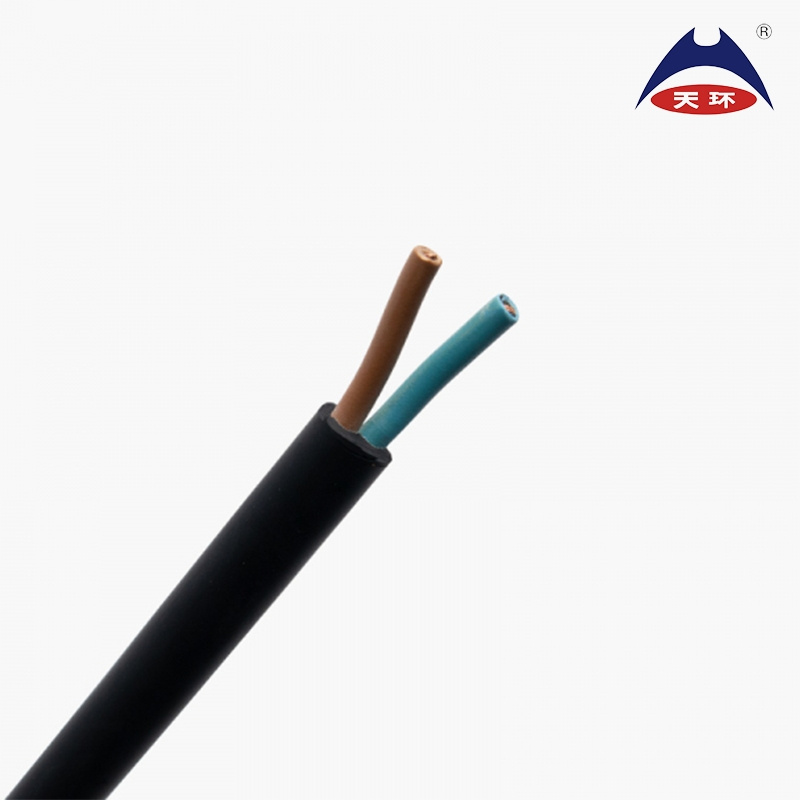 Cabo de Potência com Isolamento de Borracha de Cobre Cabo Elétrico Flexível de Borracha de Cobre 3 4 5