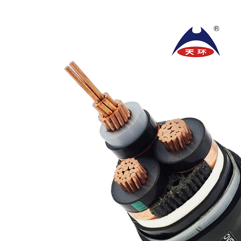 Copper XLPE/PVC 4 Core 35mm 70mm 16mm Swa Armored Electrical LV Power Cable