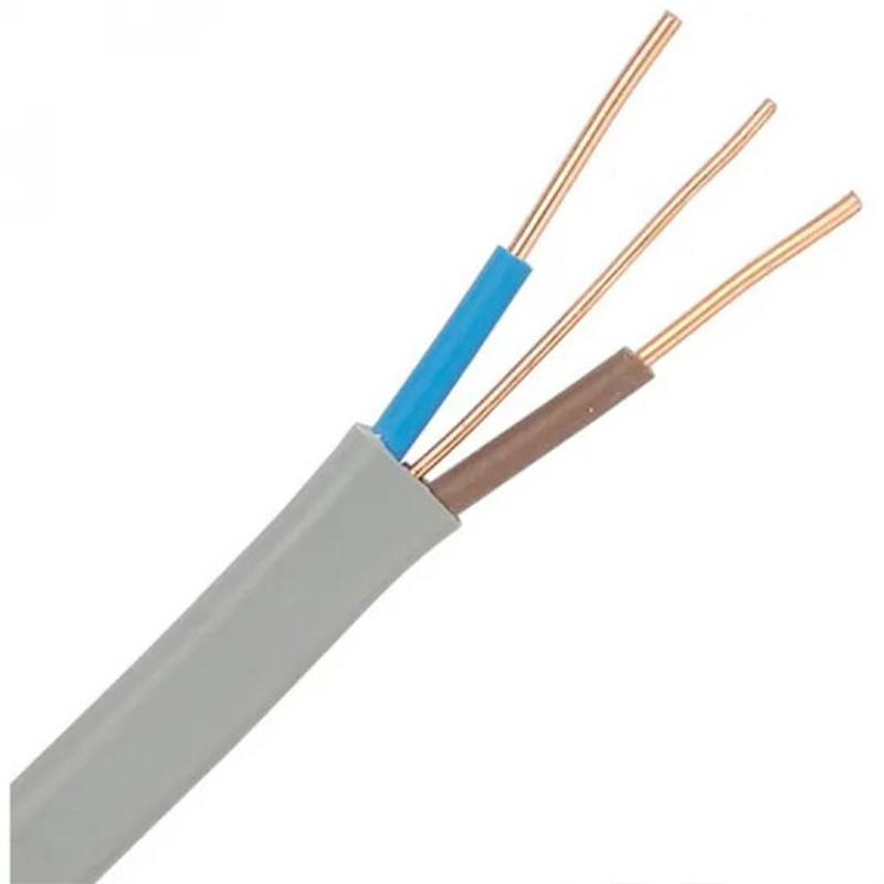 Customized Copper Solid Nmd90 Building Wires Double and Earth Wire 300V