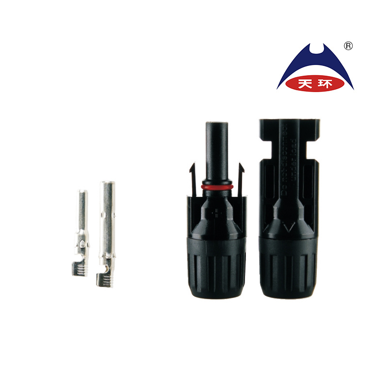Adaptadores solares DC personalizados para terminales de cable eléctrico de conector PV masculino y femenino 1500V