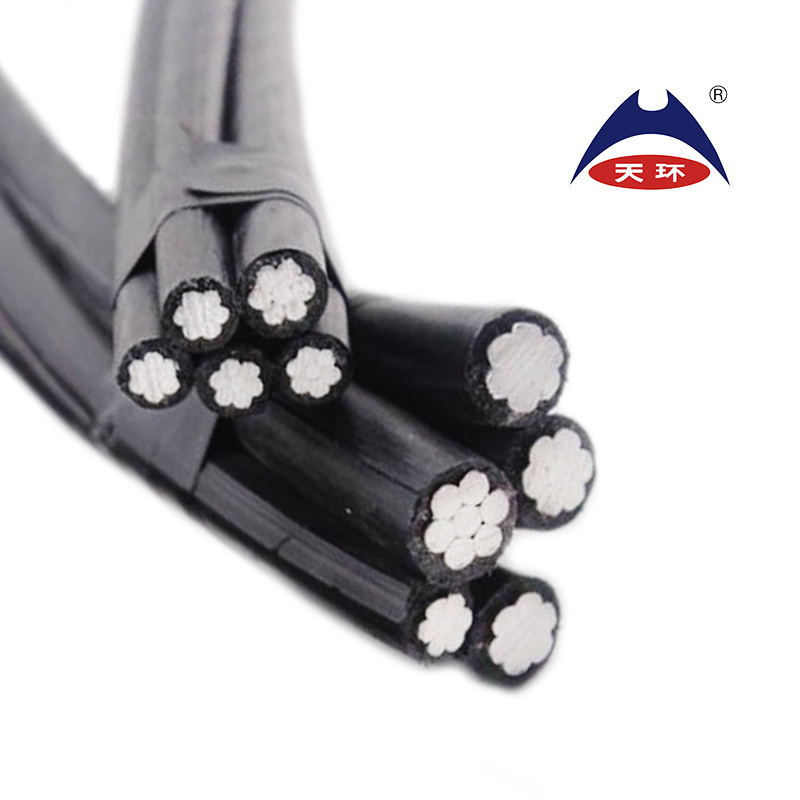 Duplex Triplex Quadruplex Service Drop Cable ASTM Standard Aluminum ABC Cable