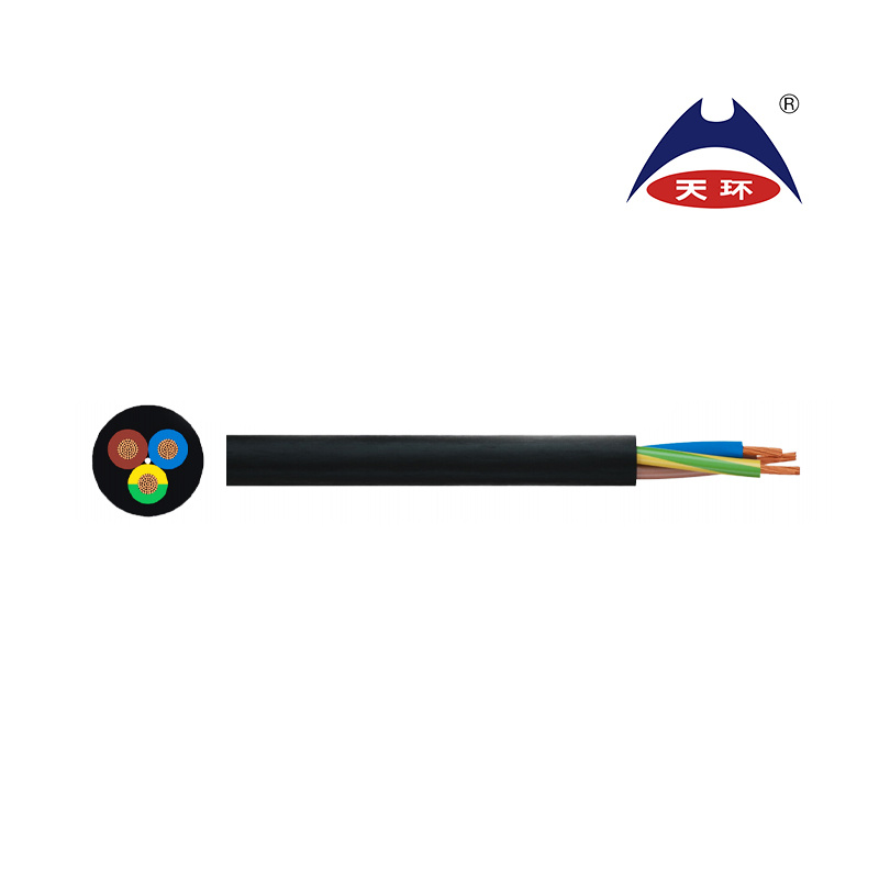 Durable 5-Class Copper Conductor Rubber Insulated Flexible Power Cable