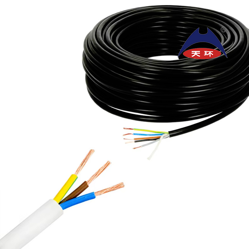 Electrical Cable Wires Roll Electrical Cable Jacket Copper CE Approve H05VV-F PVC Flexible Core 2 Core 3 Core Building