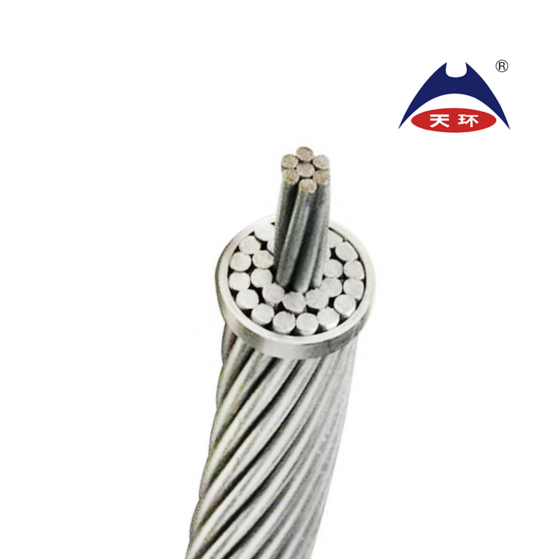 En51082 Aluminium Conductor Steel Reinforced ACSR 1/0 2/0 3/0 4/0 266.8 336.4 Aerial Cable for Transmission