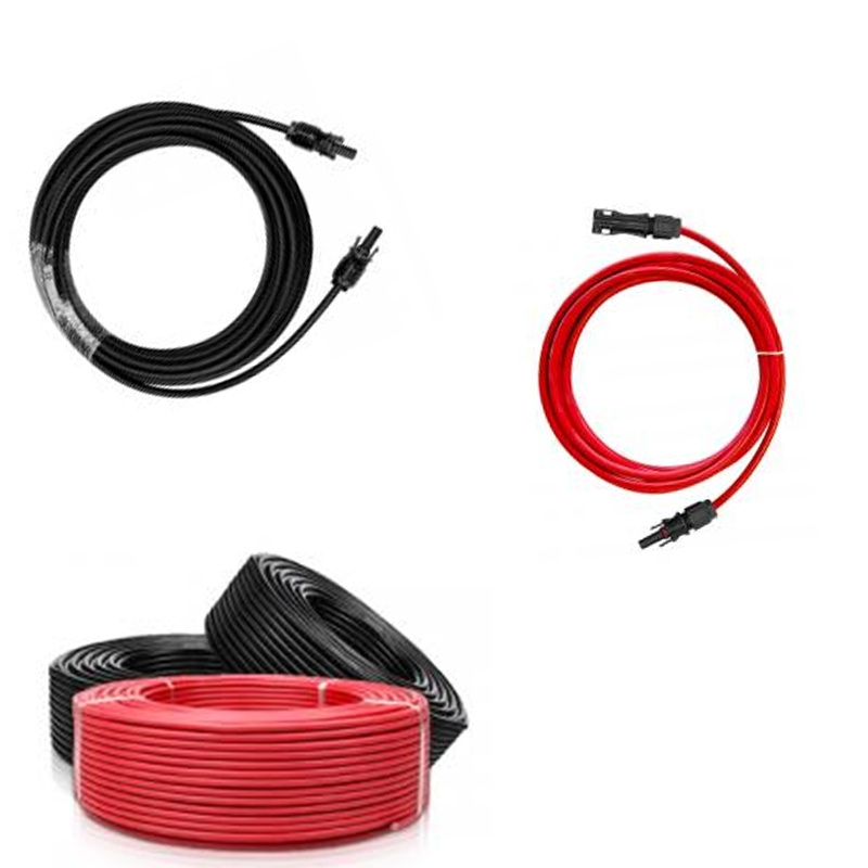 Factory Custom OEM Wire PV Solar Cable Connector Solar Cable for Solar Energy Systems Transparent