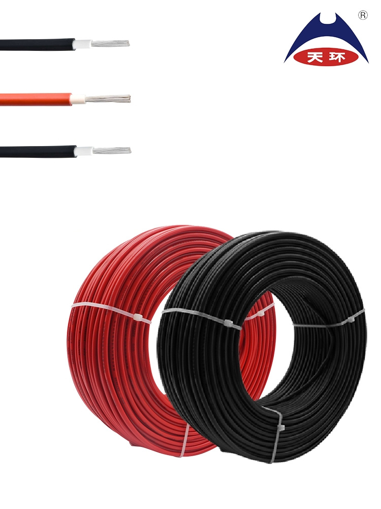 Factory Direct Sale TUV Certified Solar PV Cable H1z2z2-K Stranded Insulated Wire From China Solar Cable