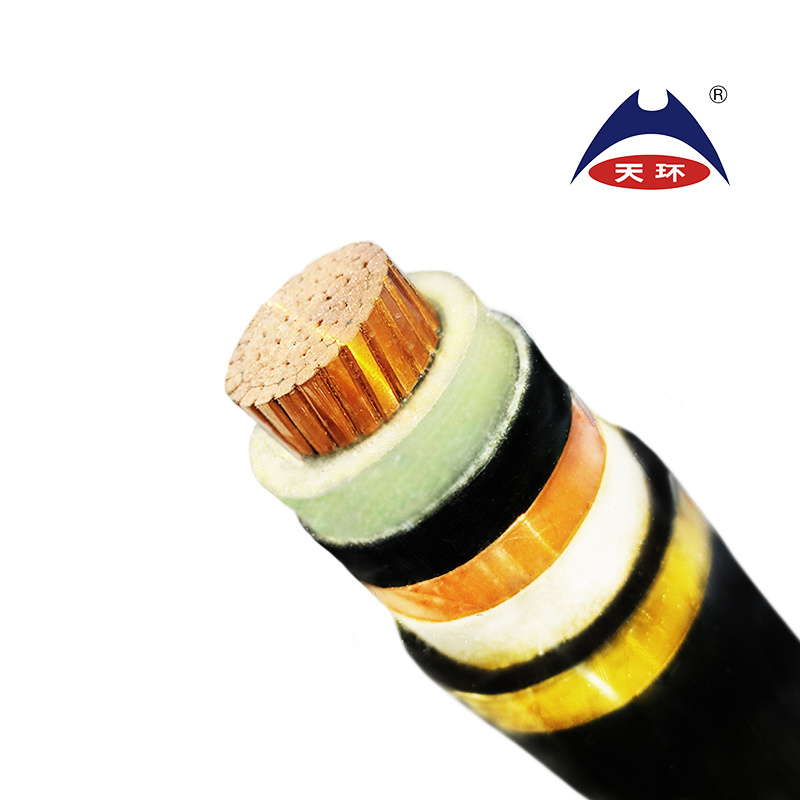 Factory Price Medium Voltage Single Core XLPE Insulated Aluminum/Copper Conductor Transmission Power Cable